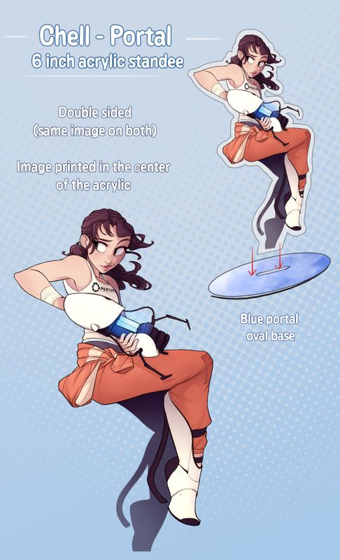 Chell Acrylic Standee PRE ORDER