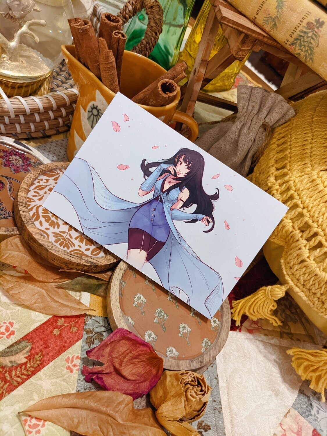 FFVIII: Petals and Feathers Print, Sizes: 4x6 Gloss