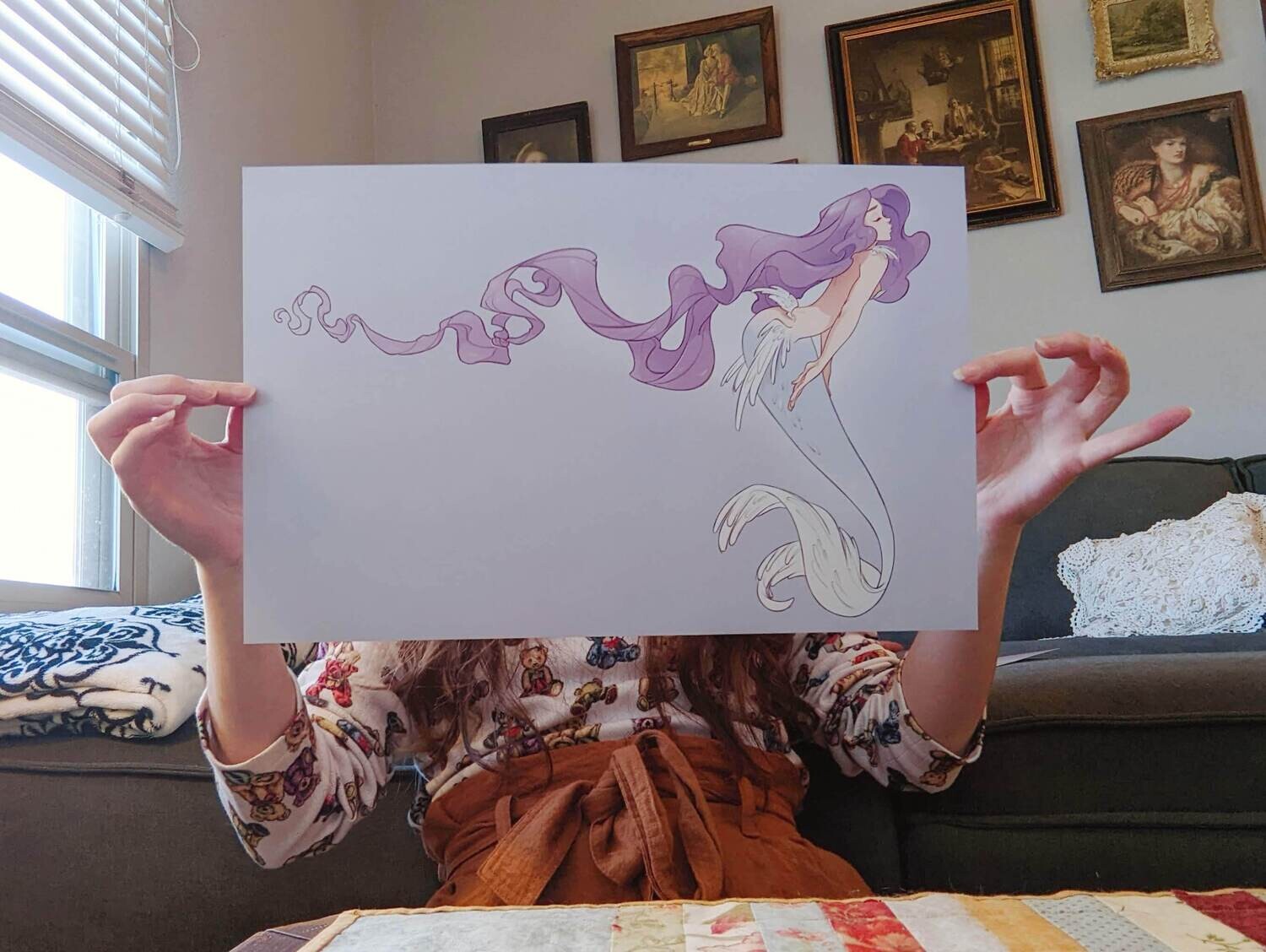 Angel of the Deep Art Print