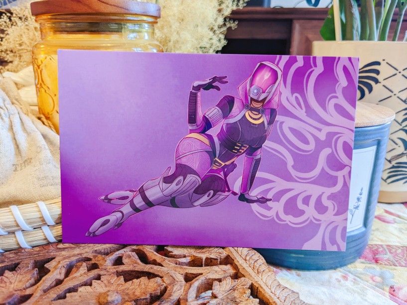 Mass Effect: Tali'Zorah Print, Size: 4x6 Gloss