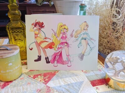 Mario Princesses: Gunners Prints