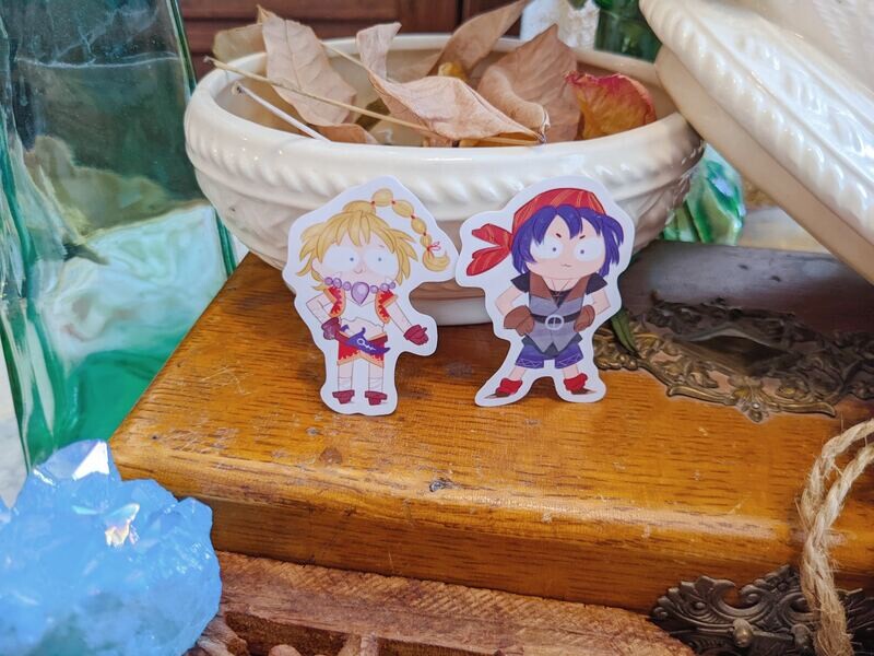 Chibi Chrono Cross Stickers