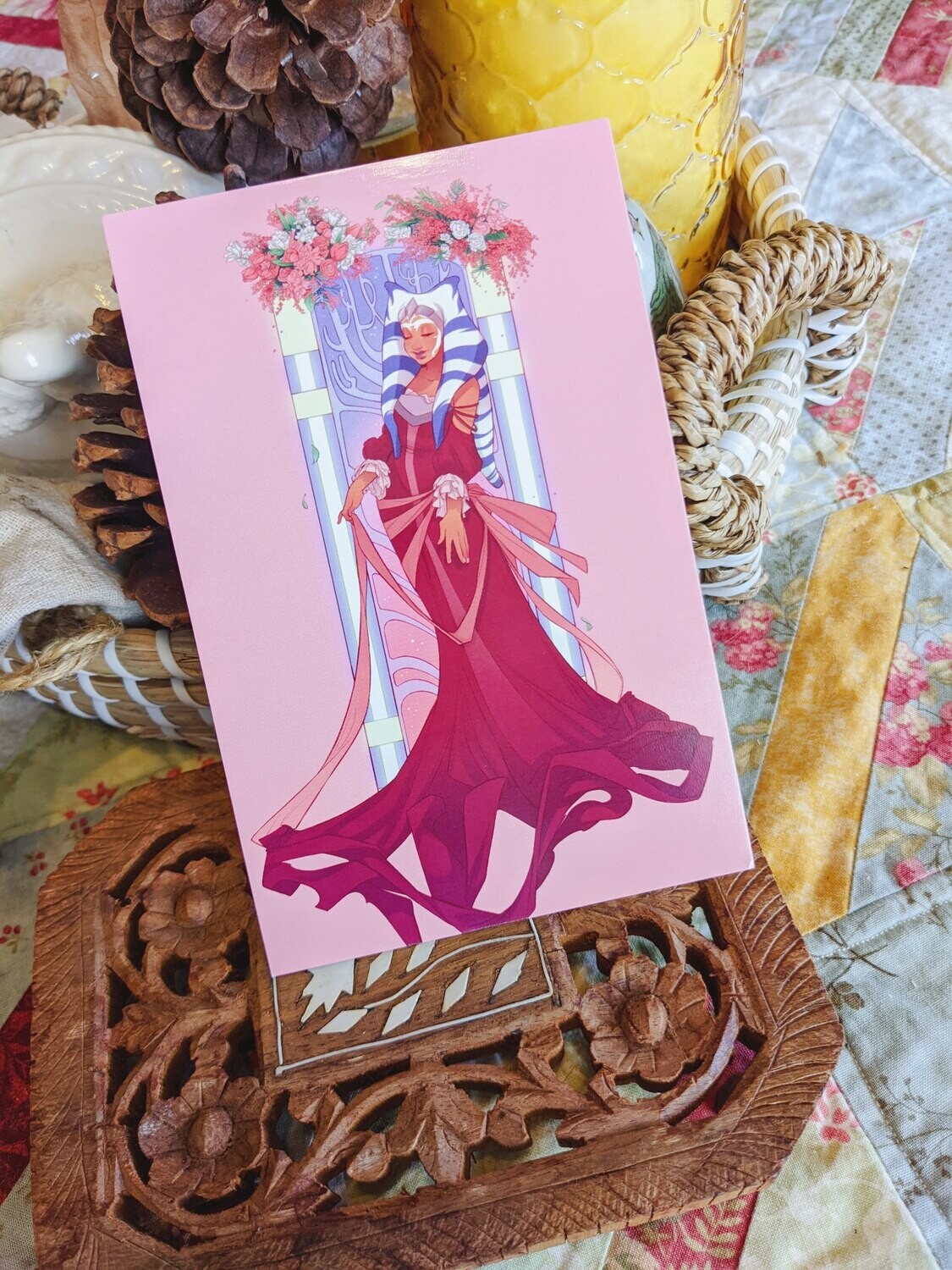 Star Wars: Art Nouveau Ahsoka, Options: 4x6 Gloss