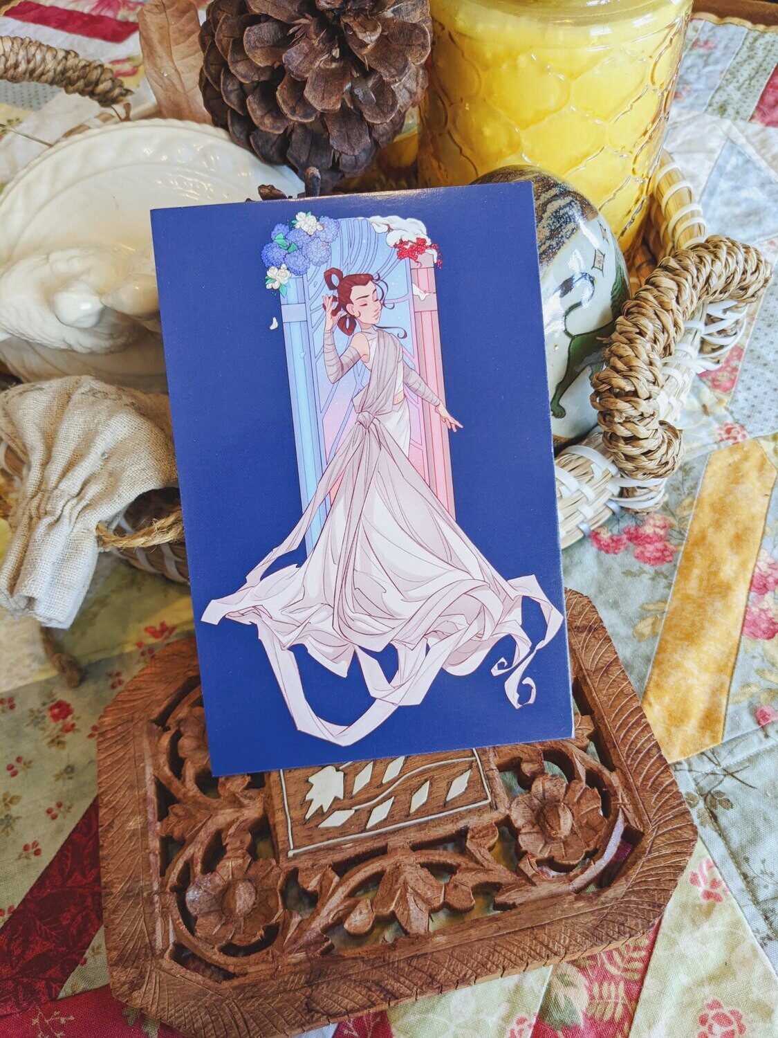 Star Wars: Art Nouveau Rey, Options: 4x6 Gloss