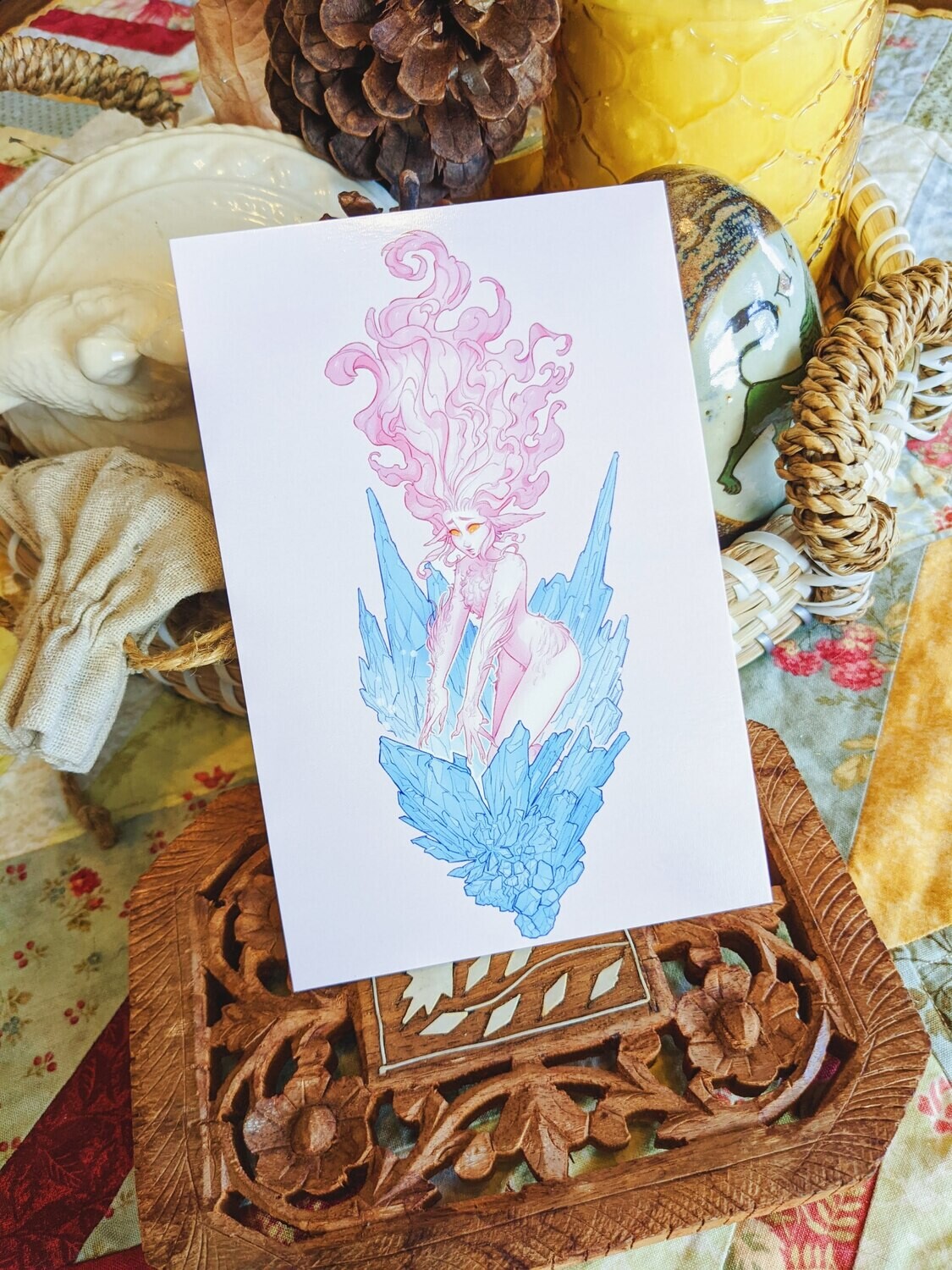 FFVI: Esper Terra Print, Options: 4x6 Gloss