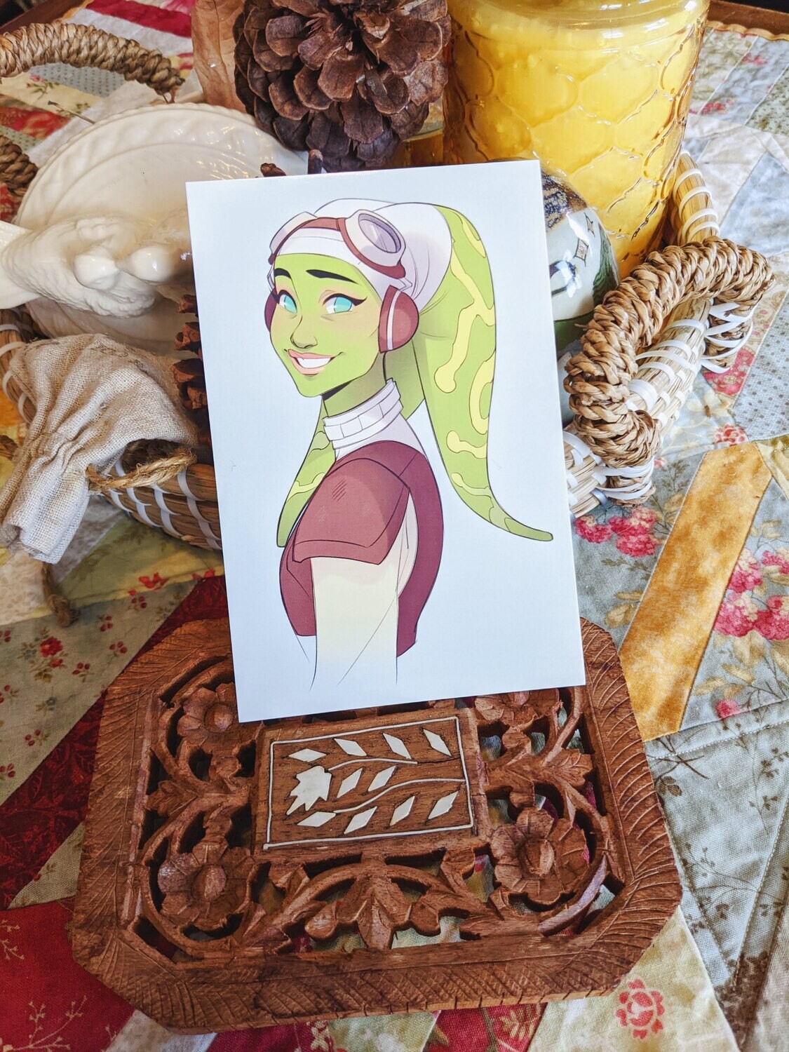 Star Wars: Hera Syndulla Portrait Print, Options: 4x6 Gloss