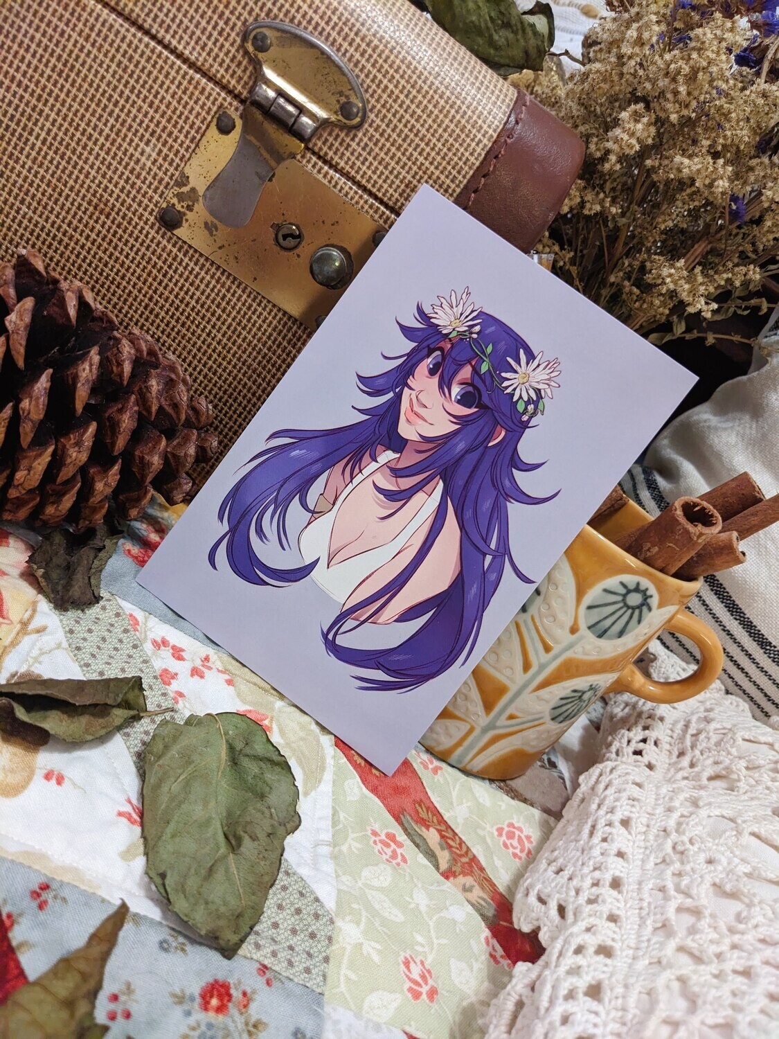 Fire Emblem: Lucina Portrait Print, Sizes: 4x6 Gloss