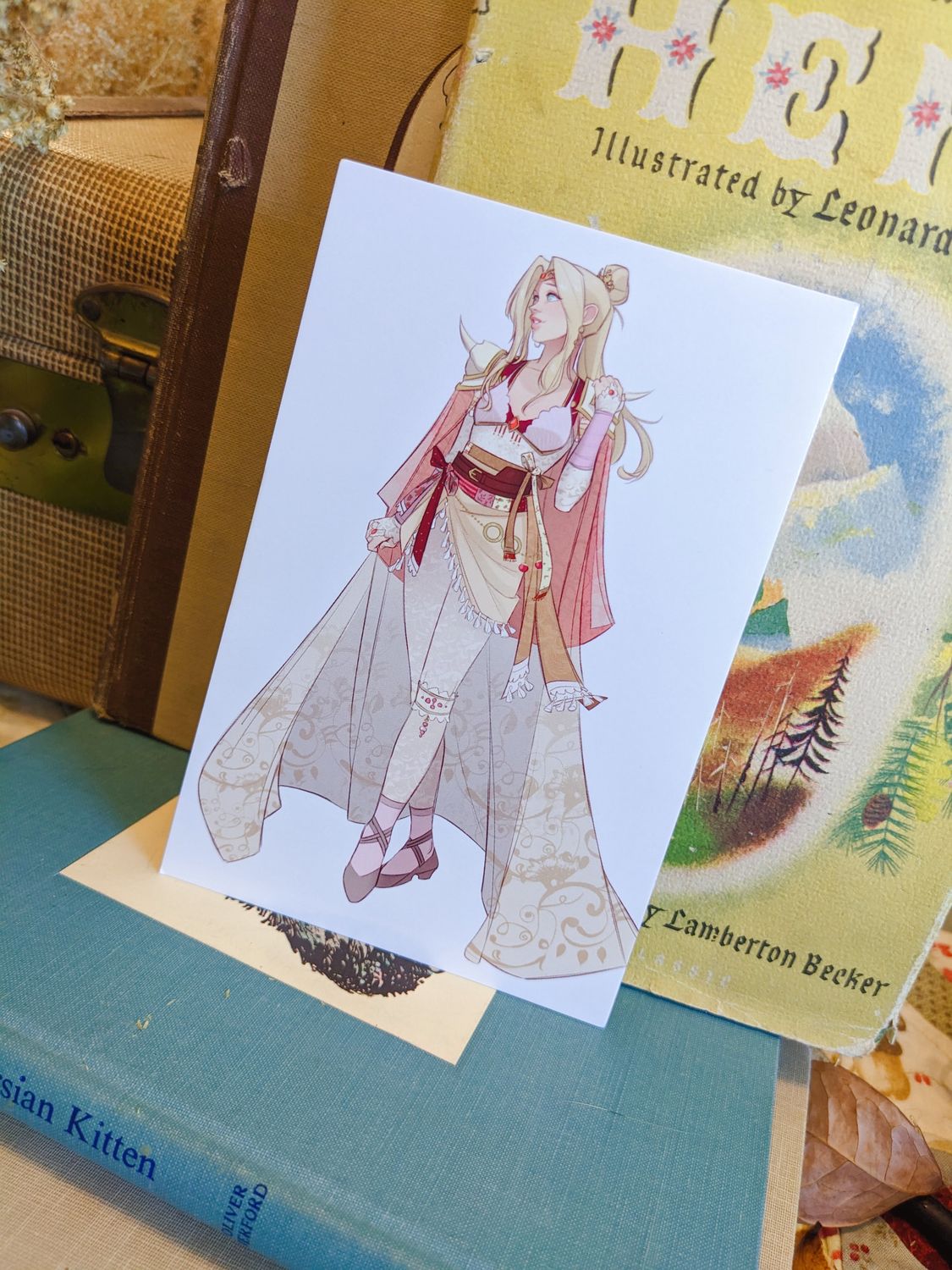 Final Fantasy IV: Rosa Print, Sizes: 4x6 Gloss