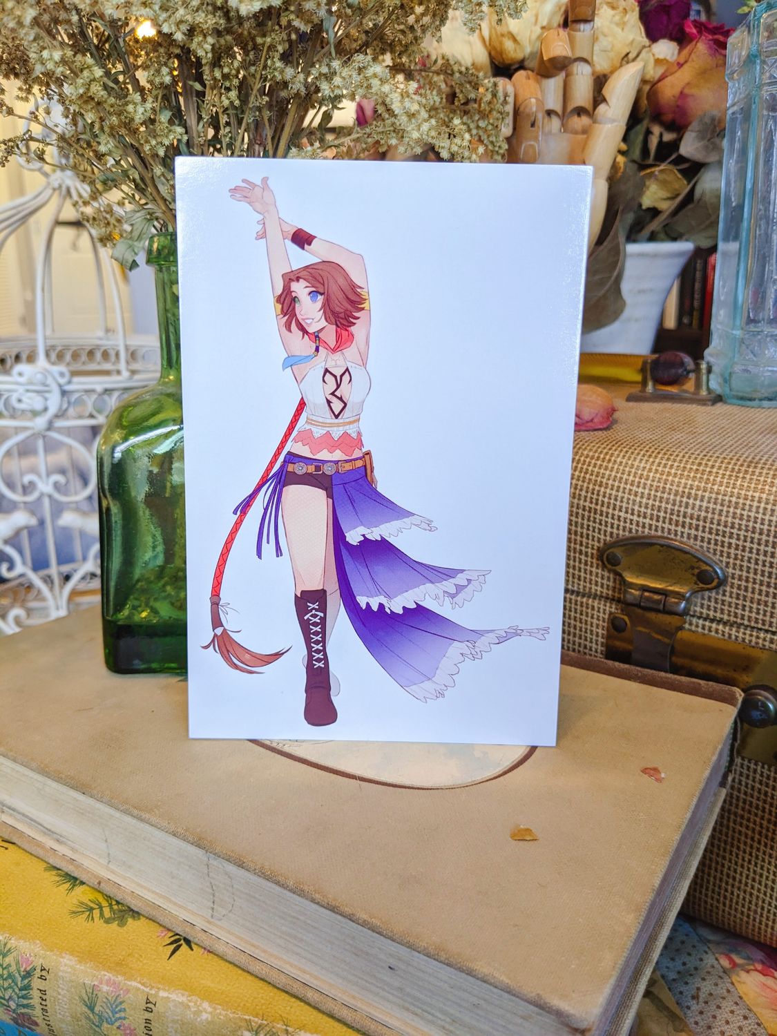 Final Fantasy X-2: Yuna Print, Sizes: 4x6 Gloss