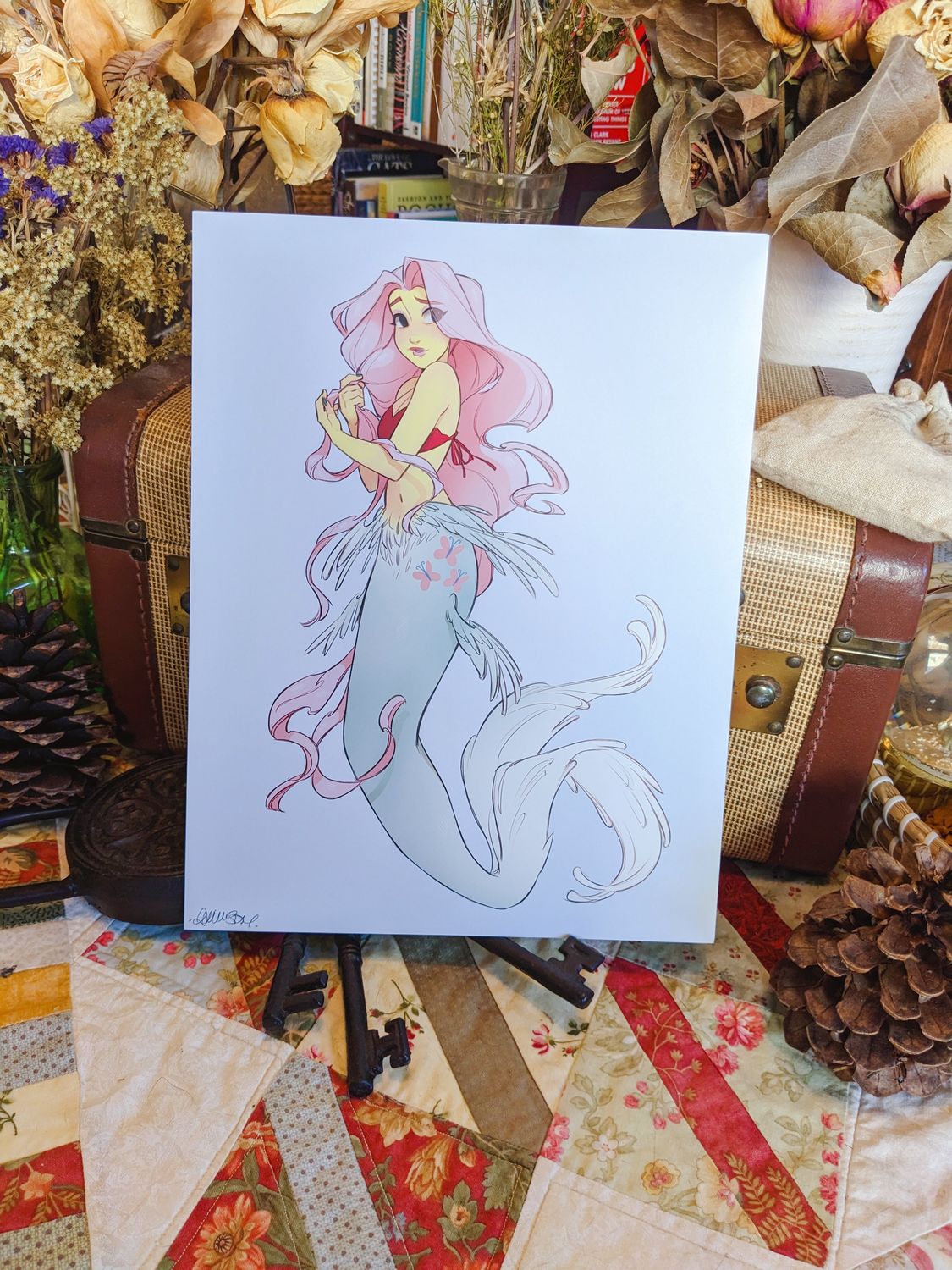 MLP: Maremaid Fluttershy Print, Size: 4x6 Gloss