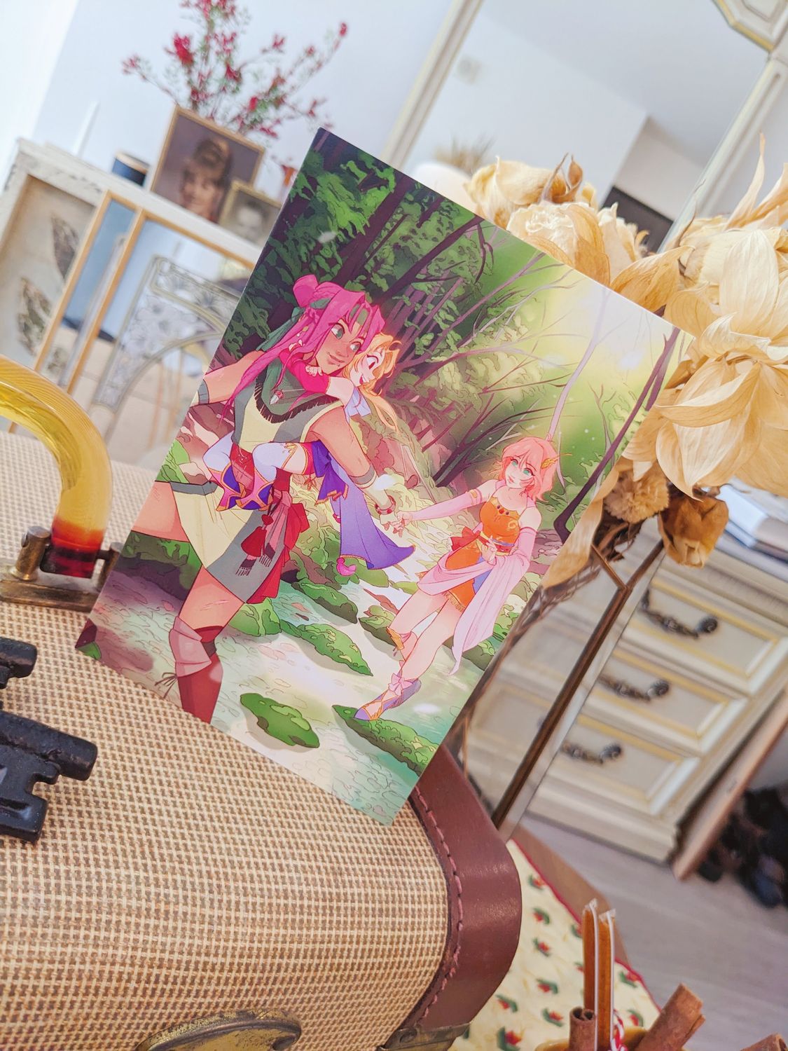 Final Fantasy V: Through the Woods Print, Sizes: 4x6 Gloss