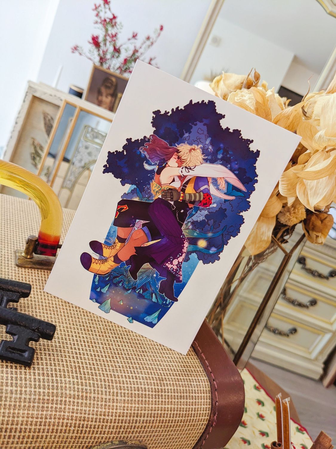Final Fantasy X: The Kiss Print, Sizes: 4x6 Gloss