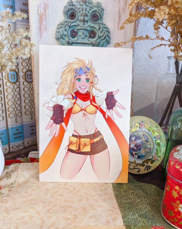 Final Fantasy X-2: Rikku Hug Print