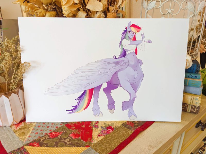 MLP: Centaur Rainbow Dash Print