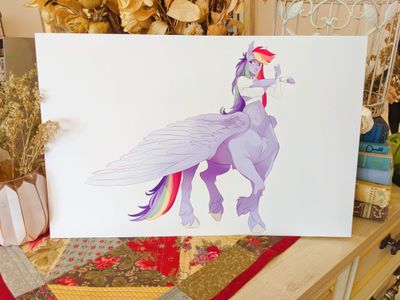 MLP: Centaur Rainbow Dash Print