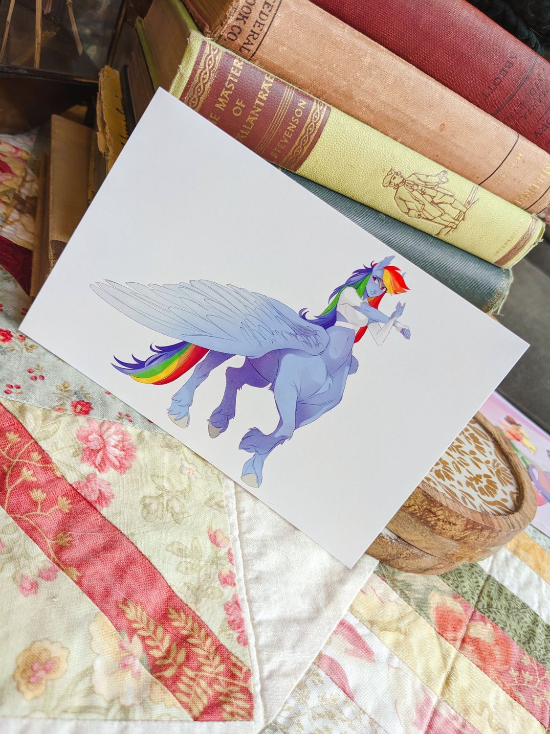 MLP: Centaur Rainbow Dash Print, Size: 4x6 Gloss