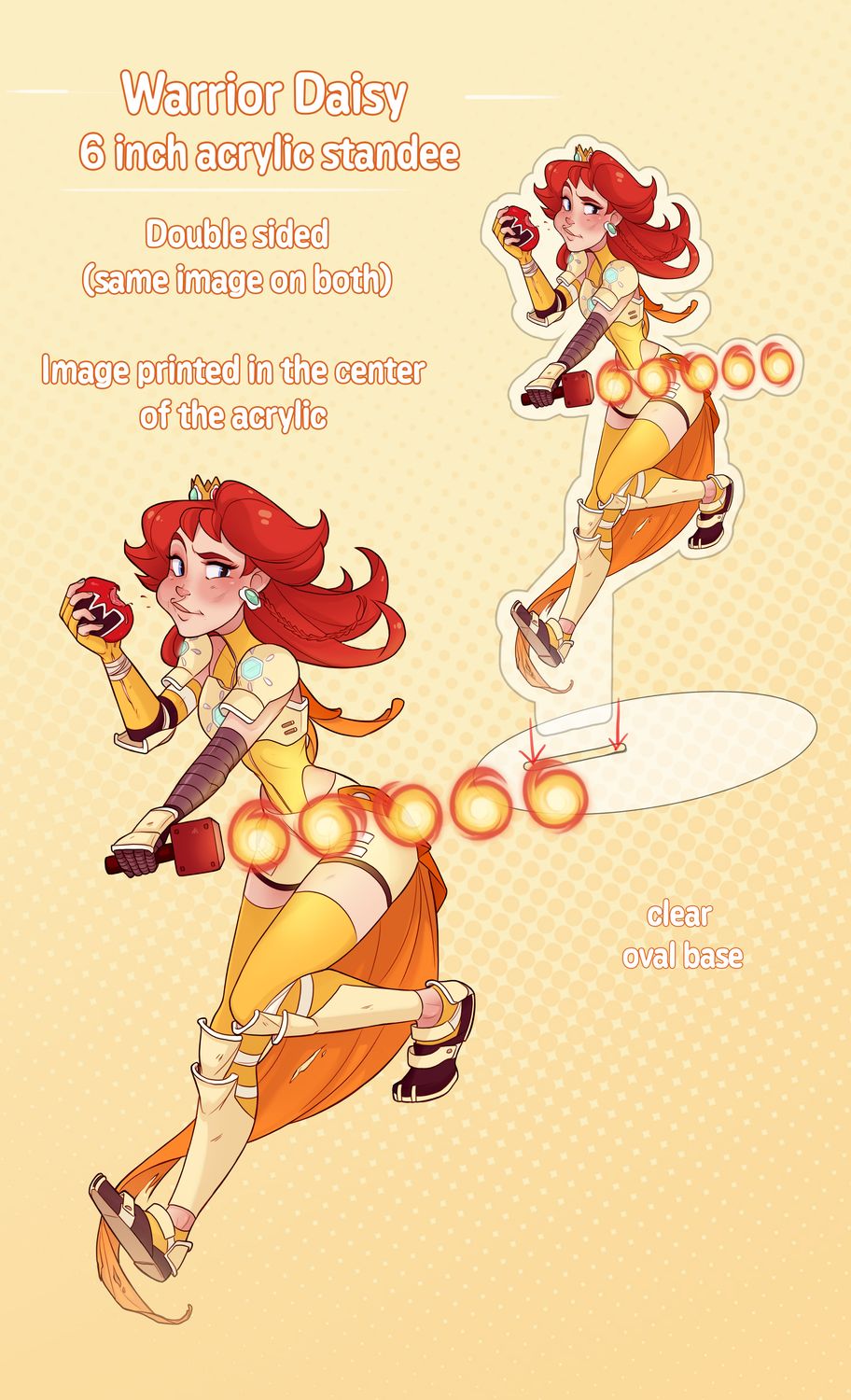 Warrior Daisy Acrylic Standee PRE ORDER