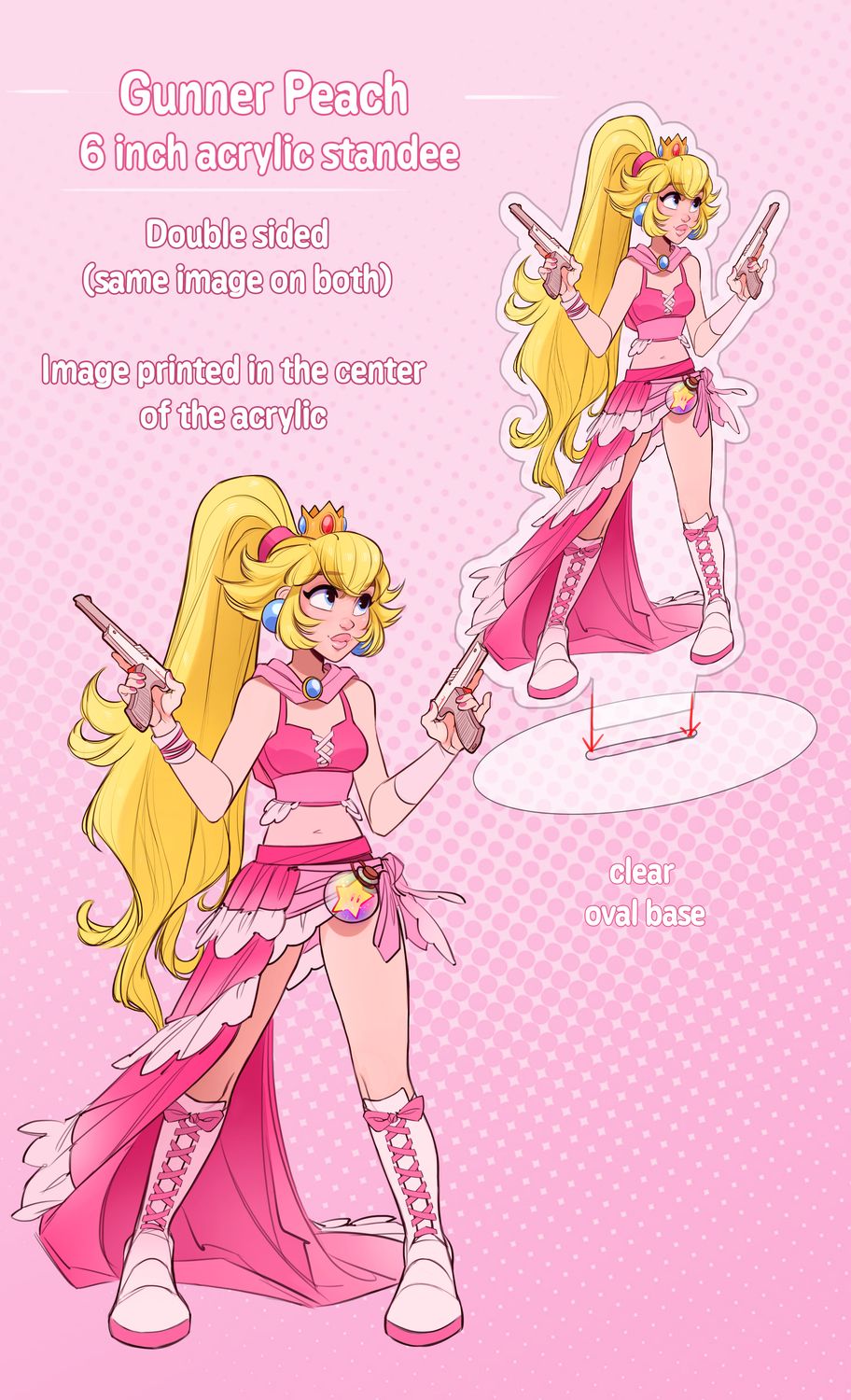 Gunner Peach Acrylic Standee PRE ORDER