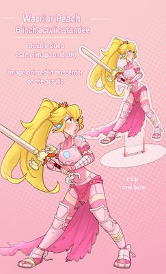 Warrior Peach Acrylic Standee PRE ORDER
