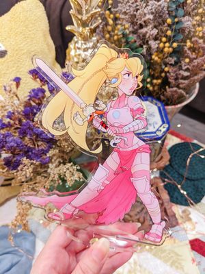 Warrior Peach Acrylic Standee