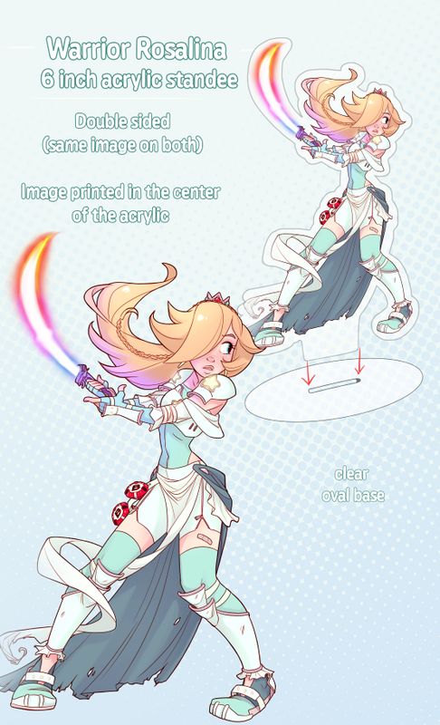 Warrior Rosalina Acrylic Standee PRE ORDER