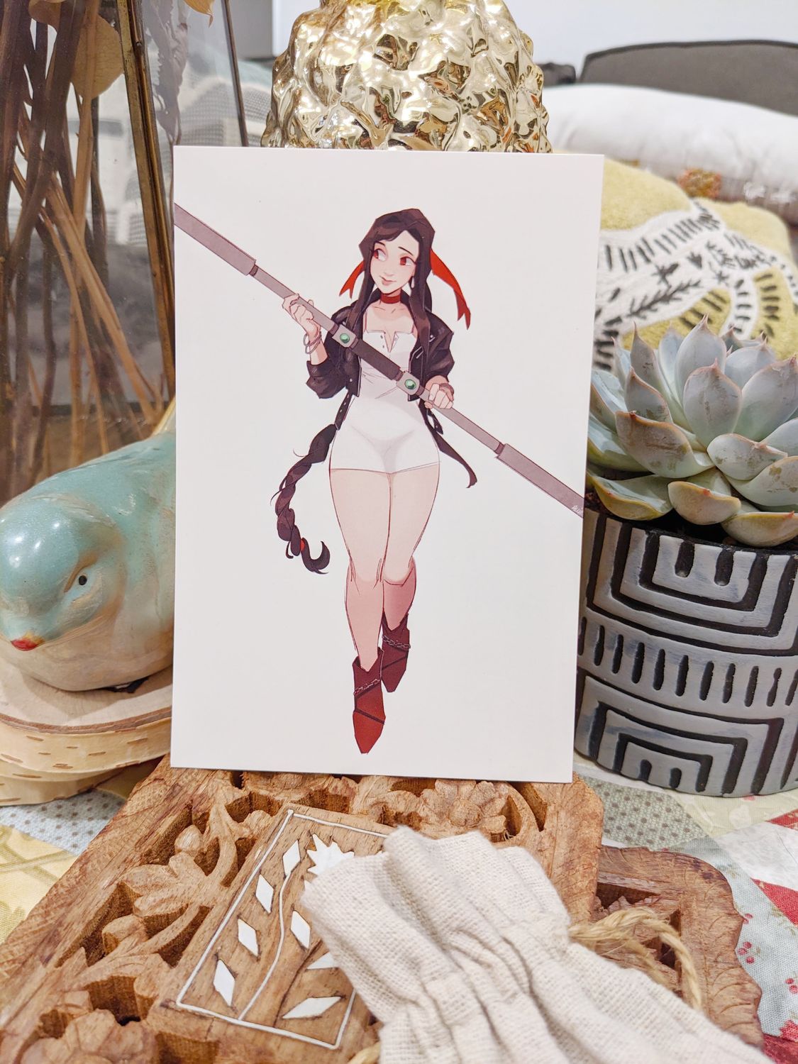 FFVII: Healer Tifa (Classic), Sizes: 4x6 Gloss