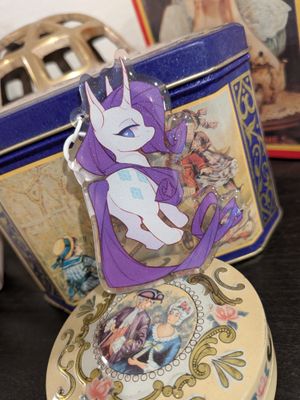 MLP: Rarity Acrylic Charm