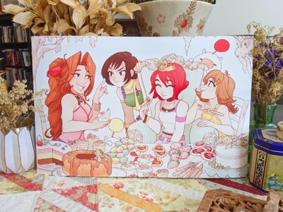 Kingdom Hearts: Party for the Princess Print