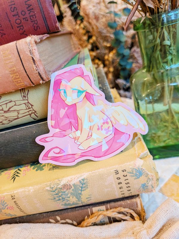 MLP: Fluttershy Holographic Sticker
