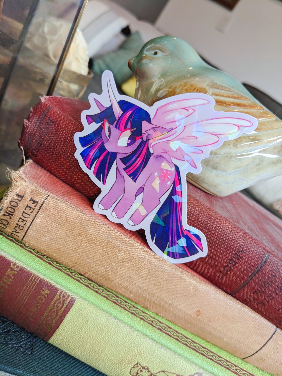 MLP: Applejack Holographic Sticker, Options: Twilight Sparkle