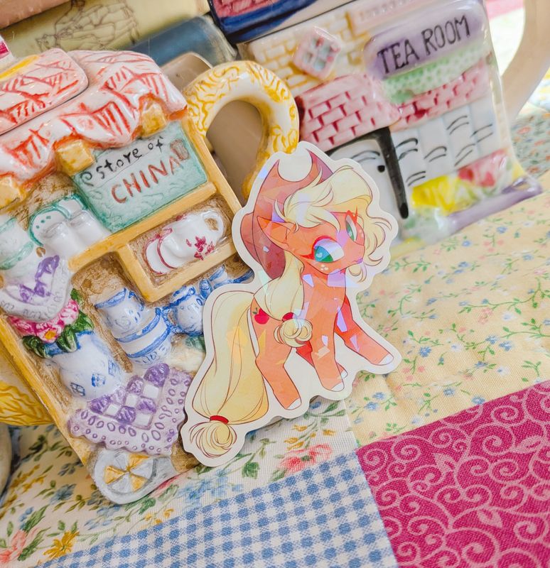 MLP: Applejack Holographic Sticker