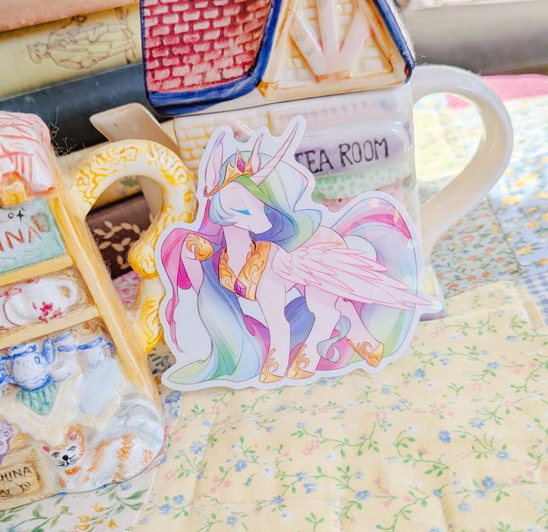 MLP: Princess Celestia Holographic Sticker