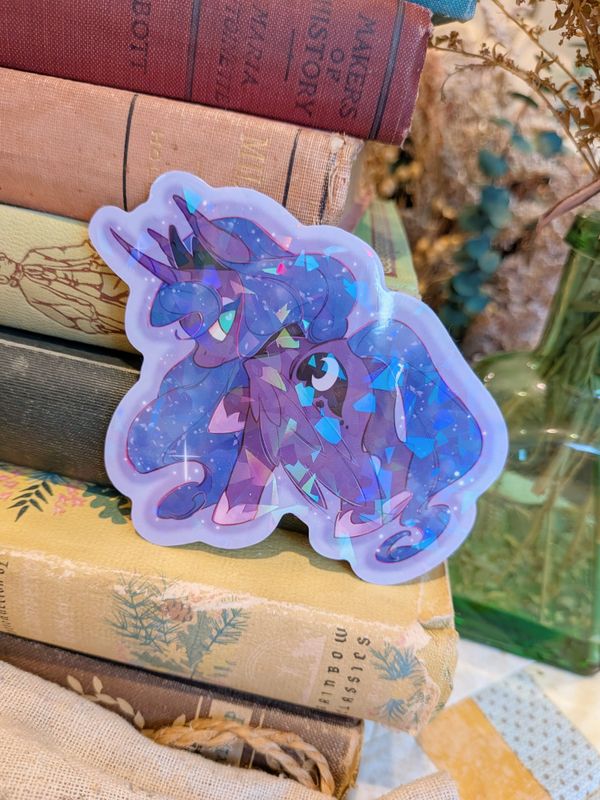 MLP: Princess Luna Holographic Sticker