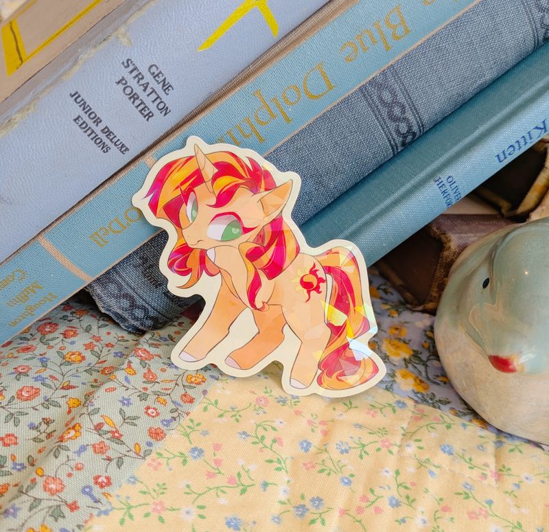 MLP: Sunset Shimmer Holographic Sticker