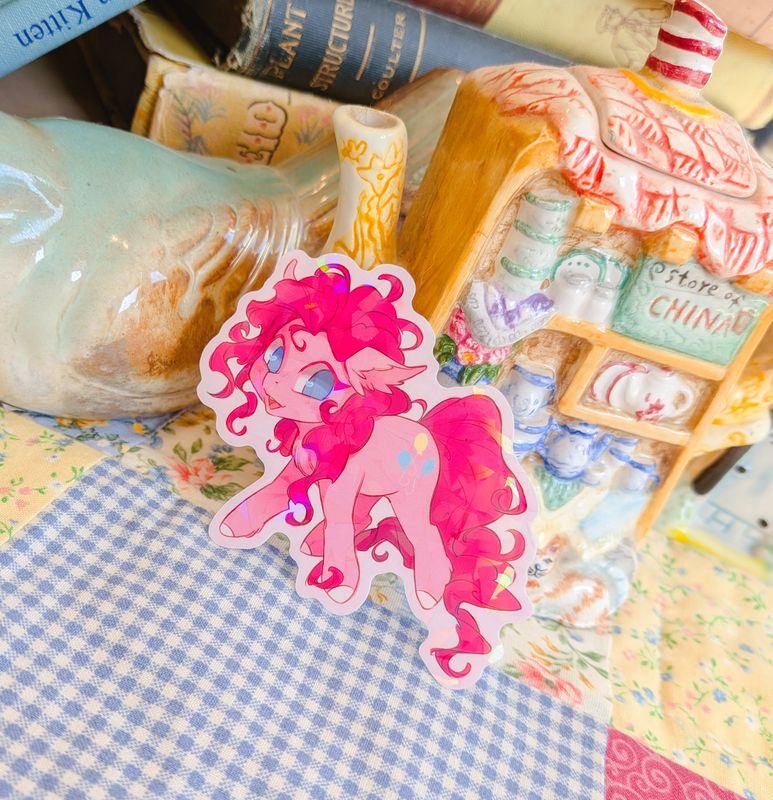 MLP: Pinkie Pie Holographic Sticker