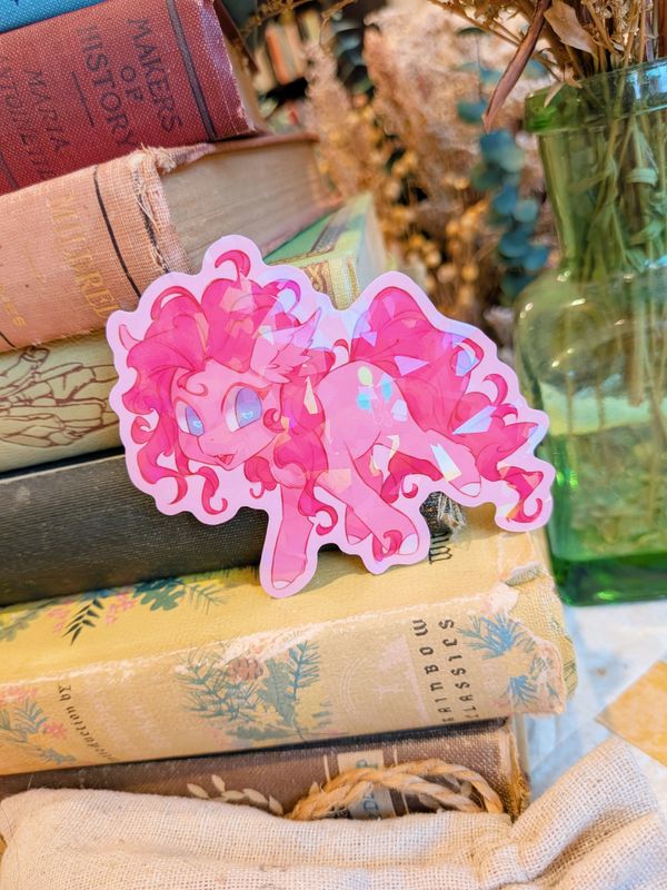 MLP: Pinkie Pie Holographic Sticker