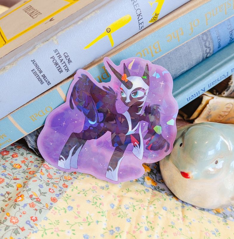 MLP: Nightmare Moon Holographic Sticker
