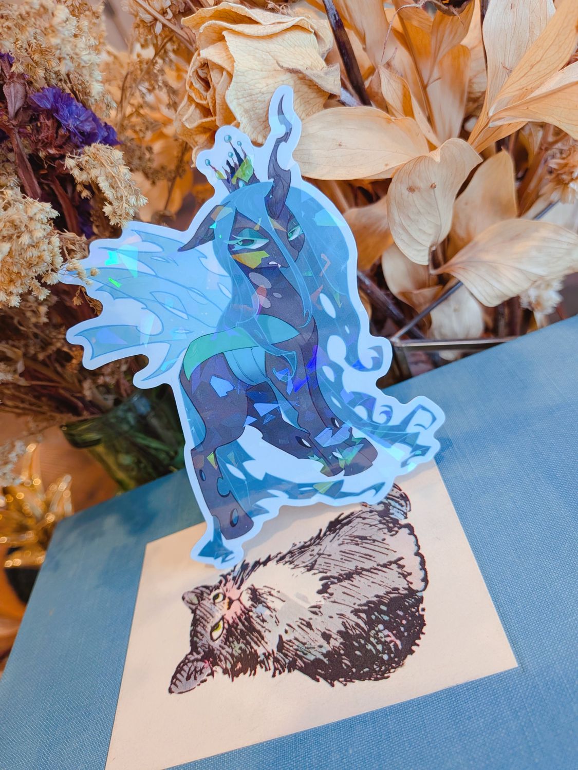 MLP: Princess Chrysalis Holographic Sticker