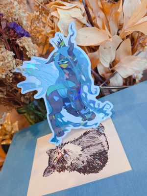 MLP: Princess Chrysalis Holographic Sticker