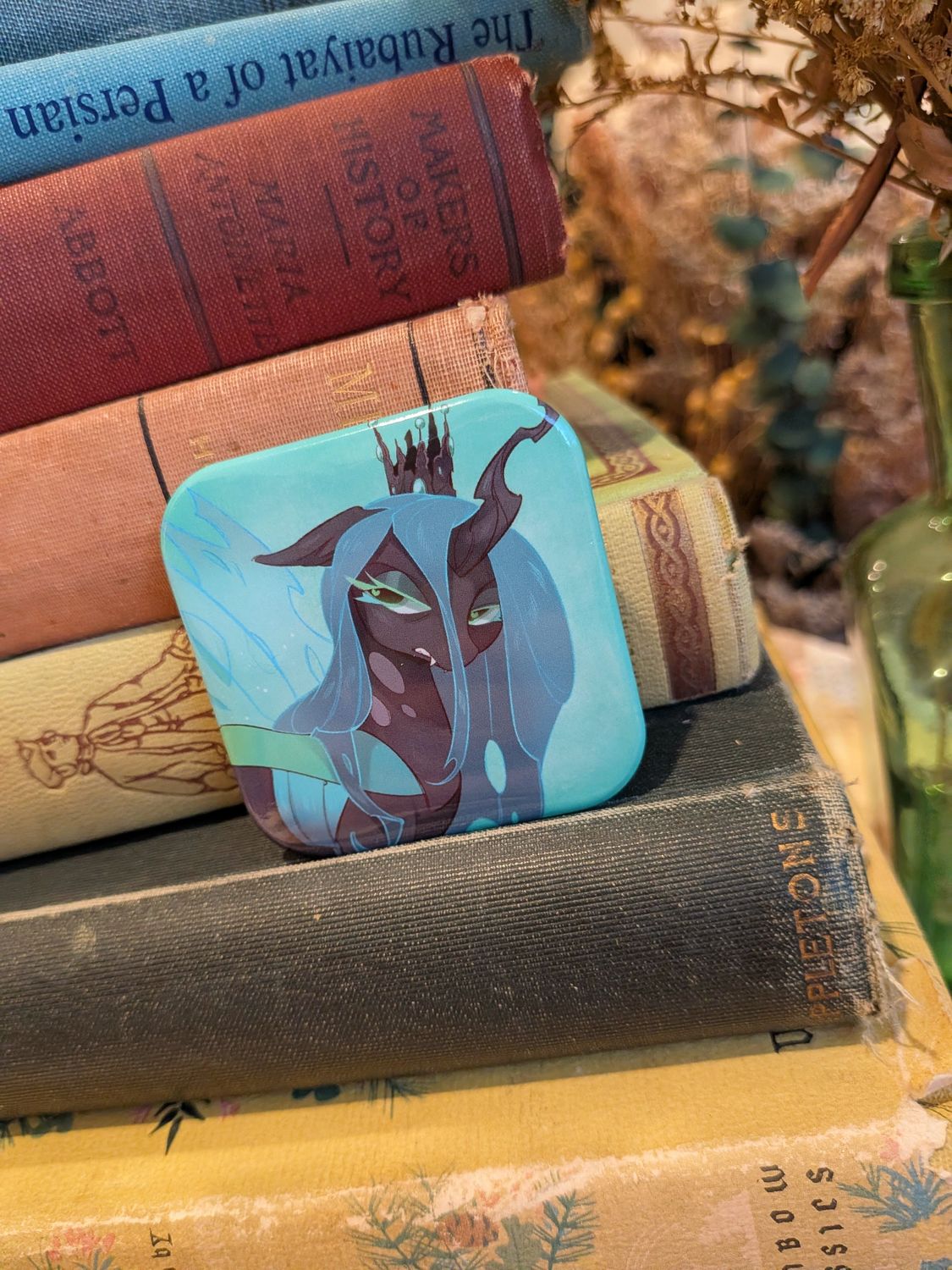 MLP Queen Chrysalis Pin Badge