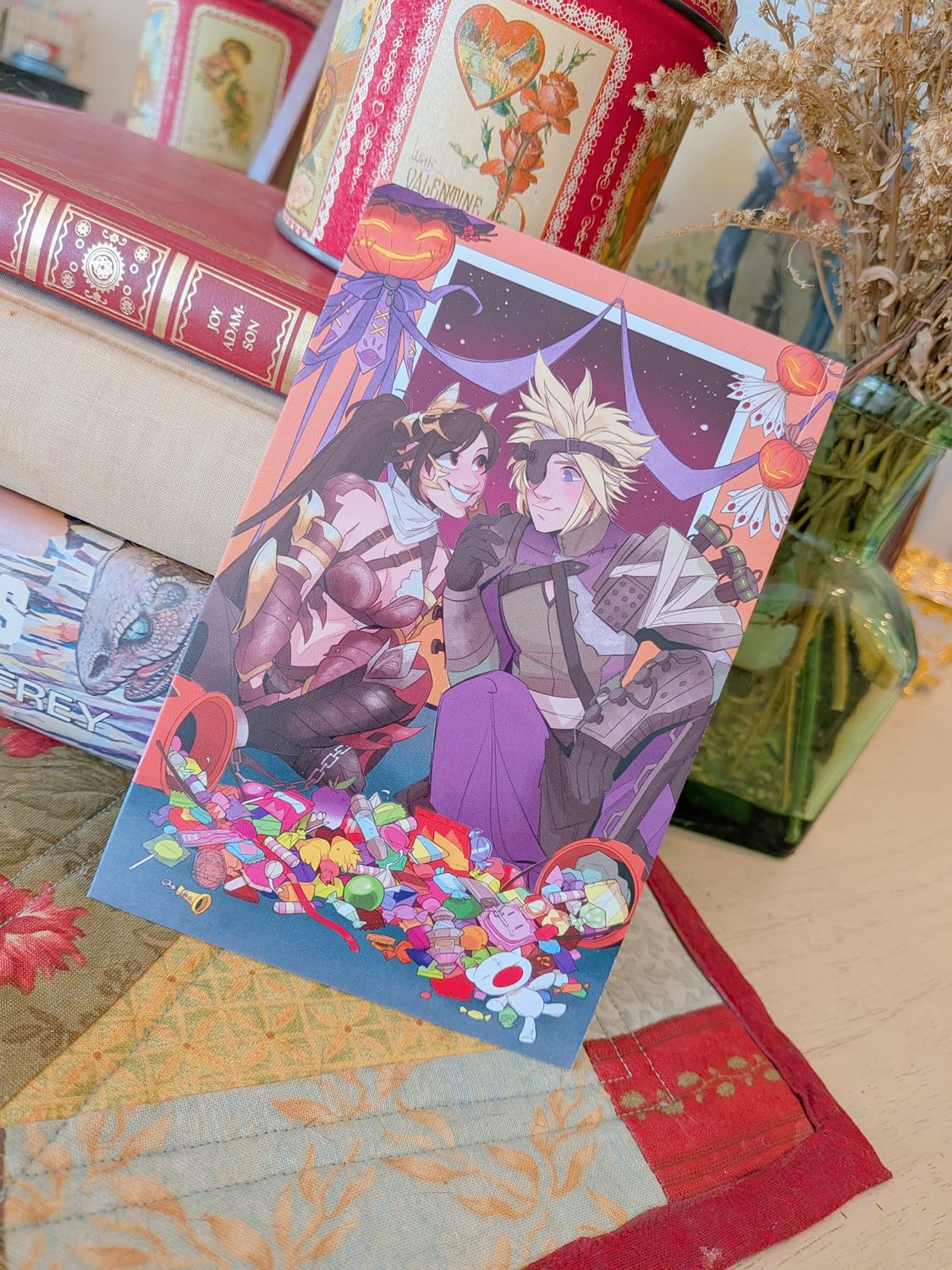FFVII EC: Cloti Halloween Print, Options: 4x6 Gloss