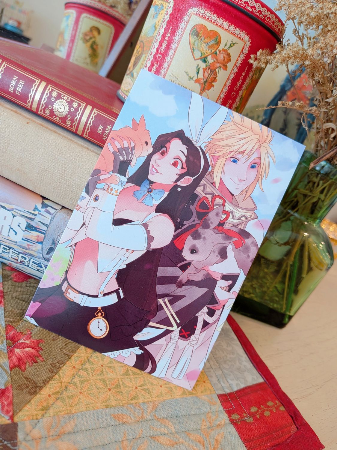 FFVII EC: Cloti Easter Print, Options: 4x6 Gloss