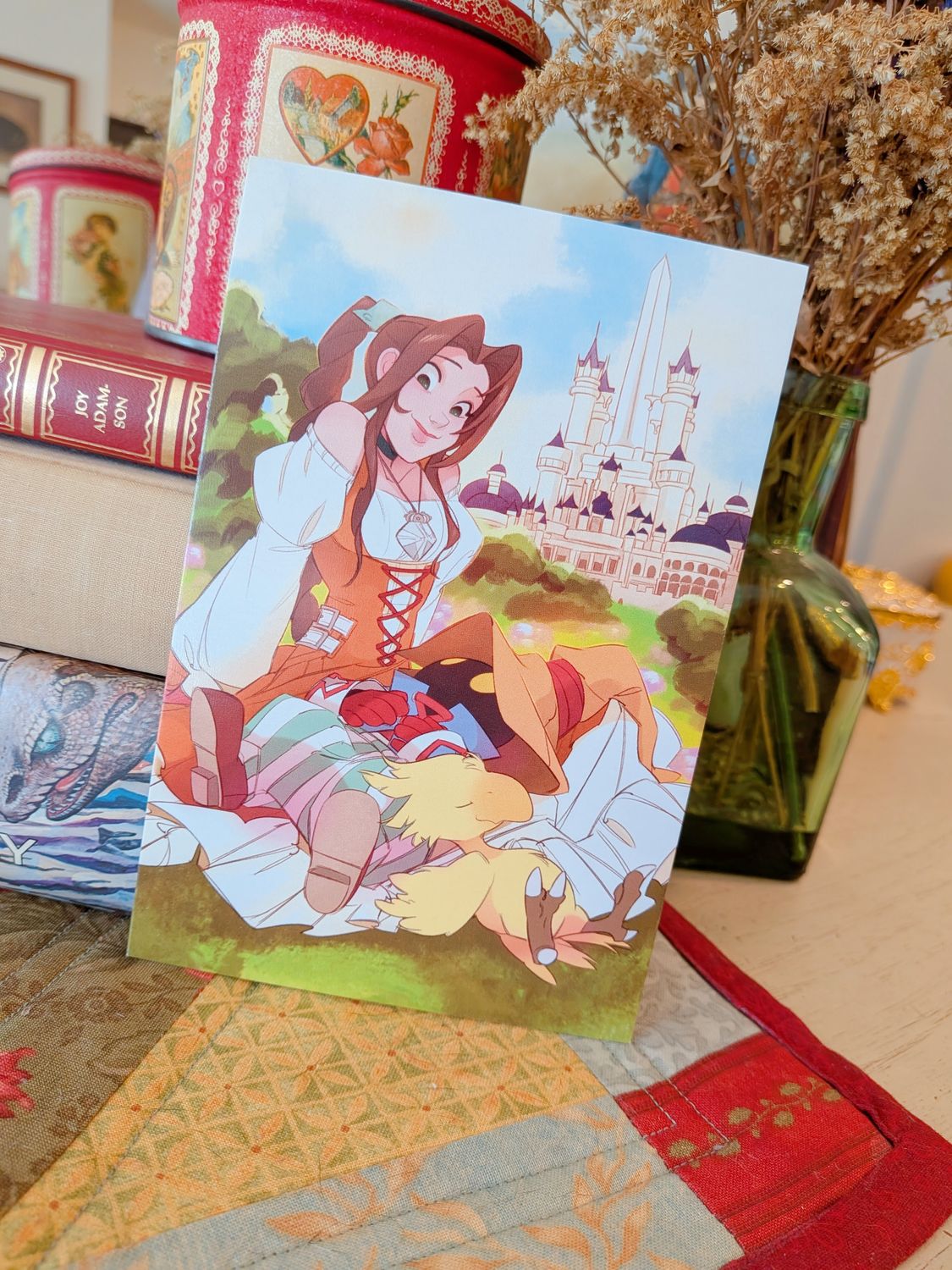 FFVII EC: Aerith and Vivi Print, Options: 4x6 Gloss