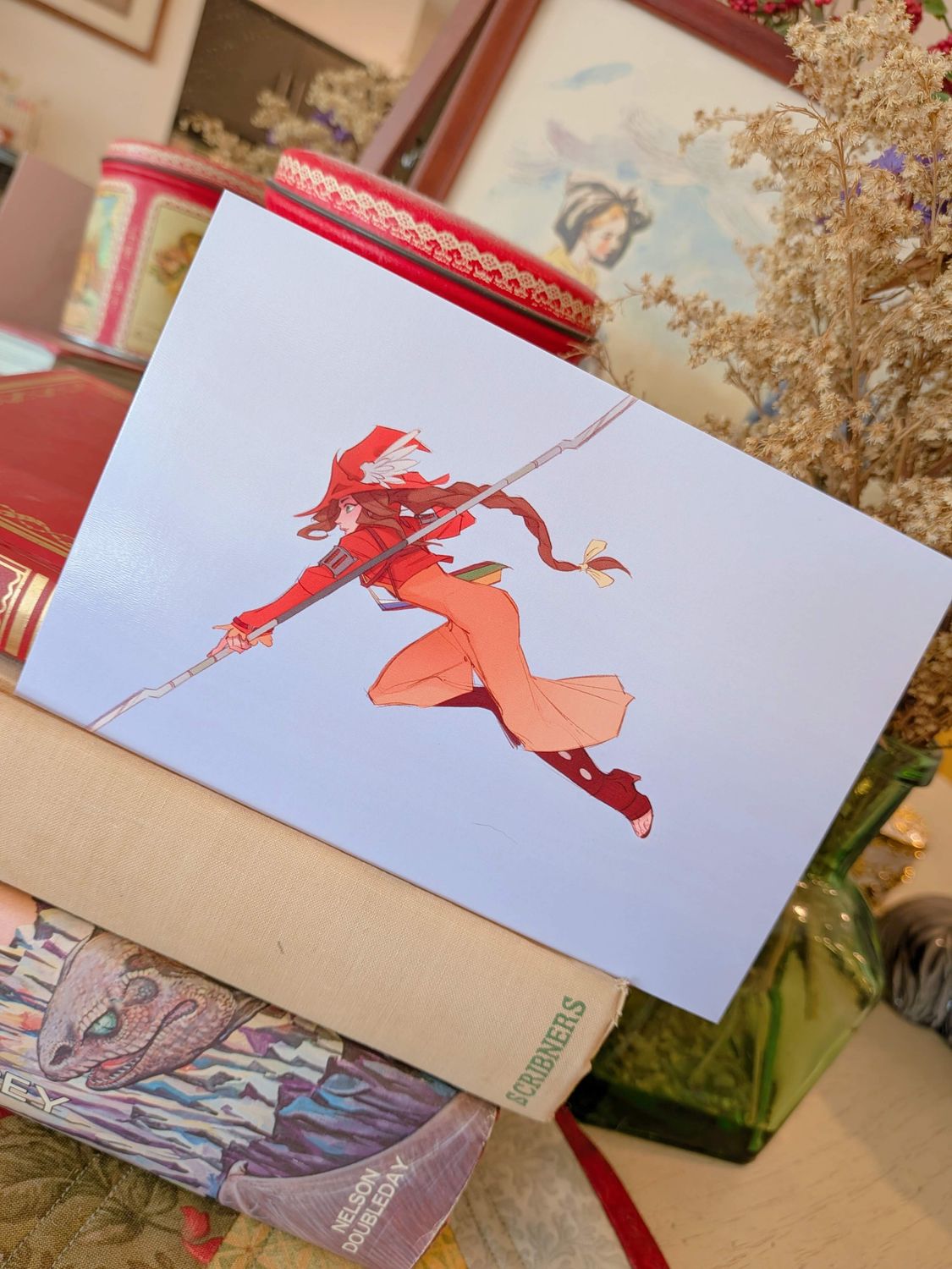 FFVII EC: Aerith as Freya Print, Options: 4x6 Gloss