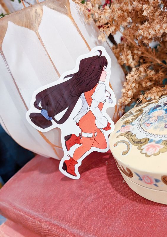 IX Garnet Sticker