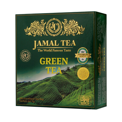 Чай зеленый мелколистовой Green Tea 100 пакетиков