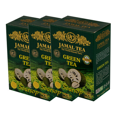 Комбо-набор 3х зеленый с саусепом Green Tea Soursop GP1 200гр