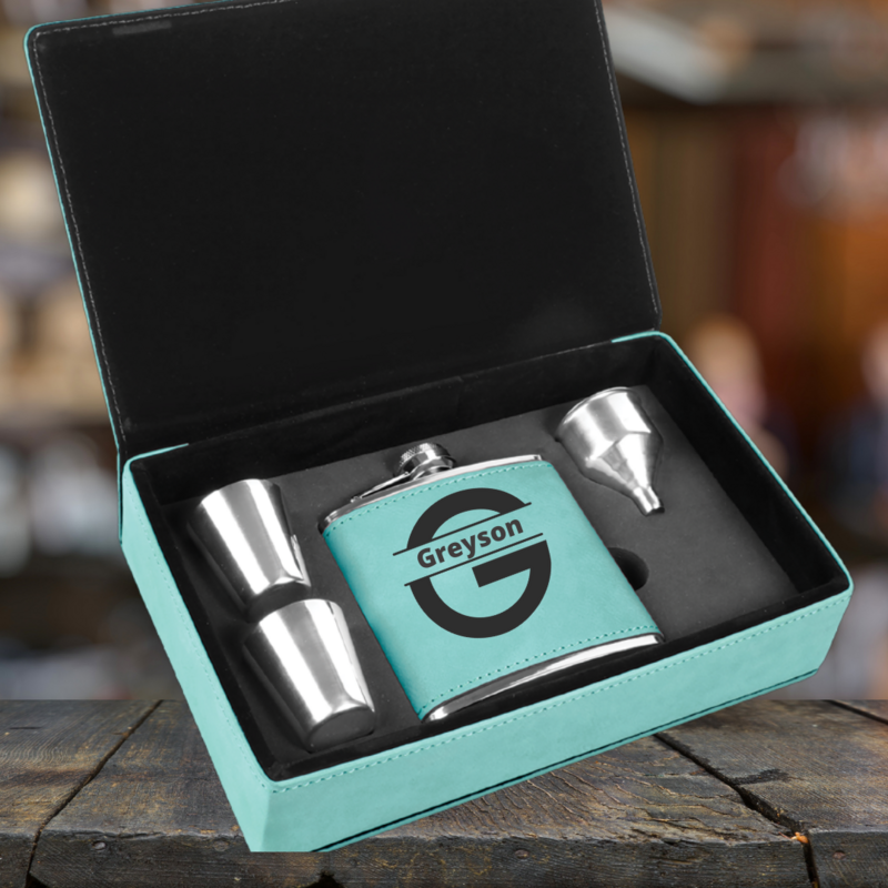 Personalized Flask Set