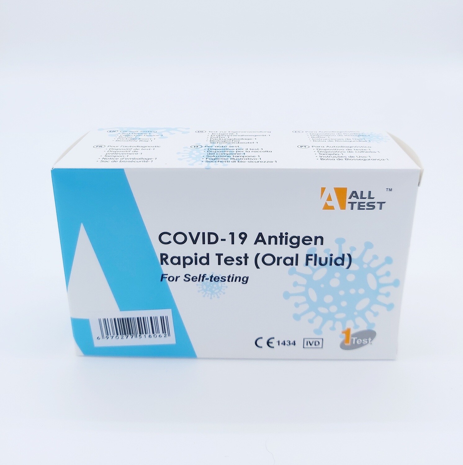 Test tampone rapido covid-19 salivare per self testing