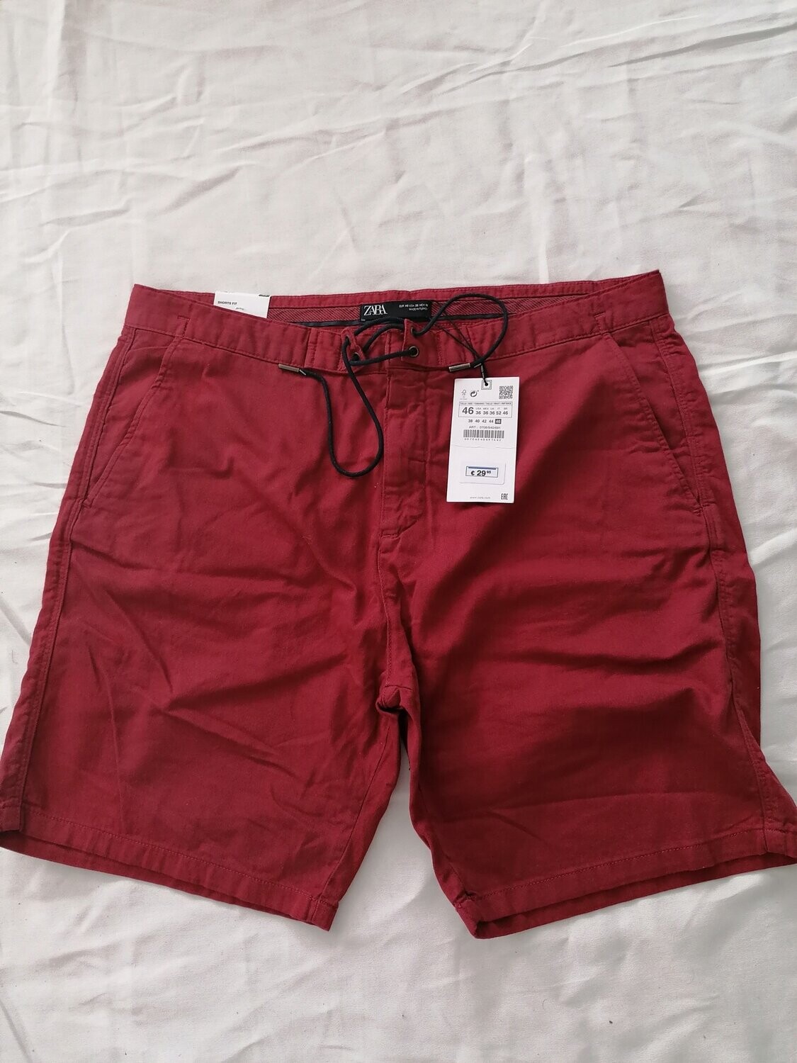 Zara red shorts